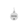 Charm Kidult Family Dog Tondo Acciaio e Cristallo 741054 | ARVIMO Gioielli