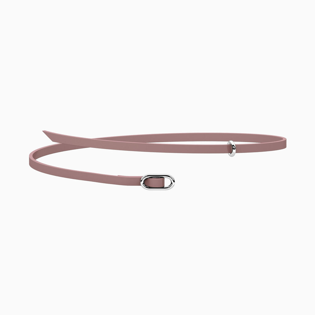Bracciale-Choker Kidult By You Skinny Camoscio Rosa 751237 | ARVIMO Gioielli