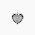 Charm Kidult Energy Stone cuore acciaio glass grigio 741091 | ARVIMO Gioielli