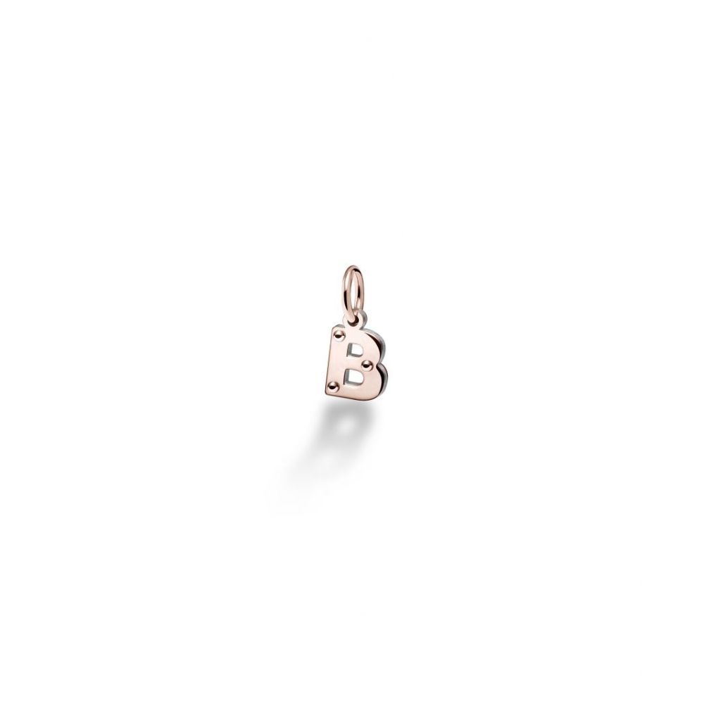 Charm Le Bebé Lock Your Love Lettera B Oro Rosa LBB170-B | ARVIMO Gioielli
