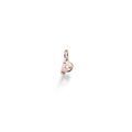 Charm Le Bebé Lock Your Love Lettera P Oro Rosa e Argento LBB170-P | ARVIMO Gioielli