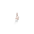 Charm Le Bebé Lock Your Love Lettera R Oro Rosa e Argento LBB170-R | ARVIMO Gioielli