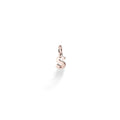 Charm Le Bebé Lock Your Love Lettera S Oro Rosa e Argento LBB170-S | ARVIMO Gioielli
