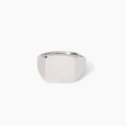 Anello Uomo Mabina Marker in Argento Rodiato 523446 | ARVIMO Gioielli