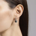 Orecchini Mabina Argento Boule a Cerchio con Sfera 563867 | ARVIMO Gioielli
