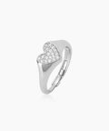 Anello Mabina Chevalier Cuore in Argento con Zirconi 523205 | ARVIMO Gioielli