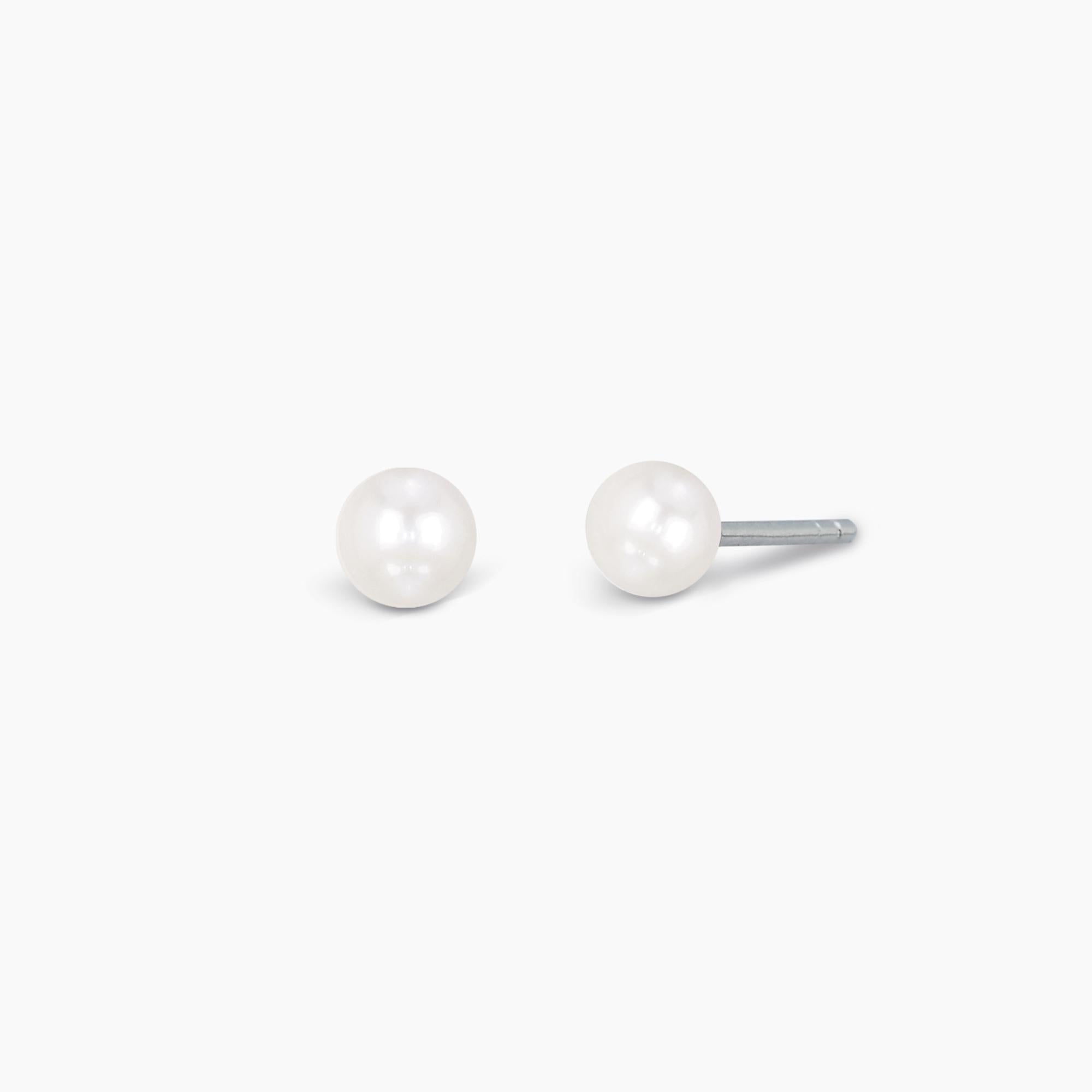 Orecchini Mabina Ever in Argento con Perla Coltivata 563012 | ARVIMO Gioielli