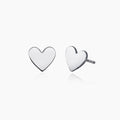 Orecchini Mabina Joy Argento a Cuore con Zirconi 563207 | ARVIMO Gioielli