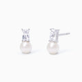Orecchini Mabina Mon Cheri Argento Perle e Zirconi 563554 | ARVIMO Gioielli