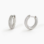 Orecchini Mabina Special Day Argento a Cerchio Pave Zirconi 563469 | ARVIMO Gioielli