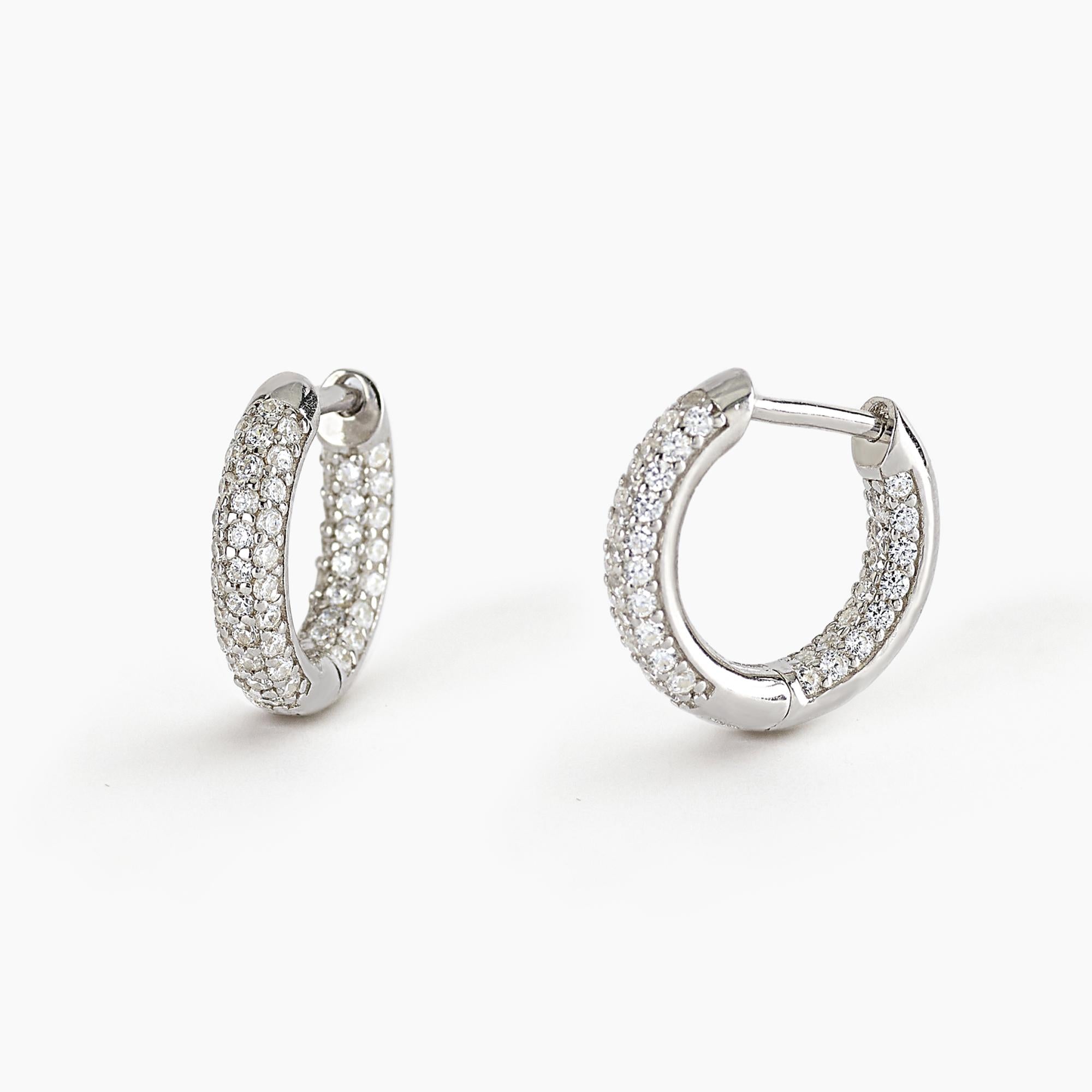 Orecchini Mabina Special Day Argento a Cerchio Pave Zirconi 563469 | ARVIMO Gioielli