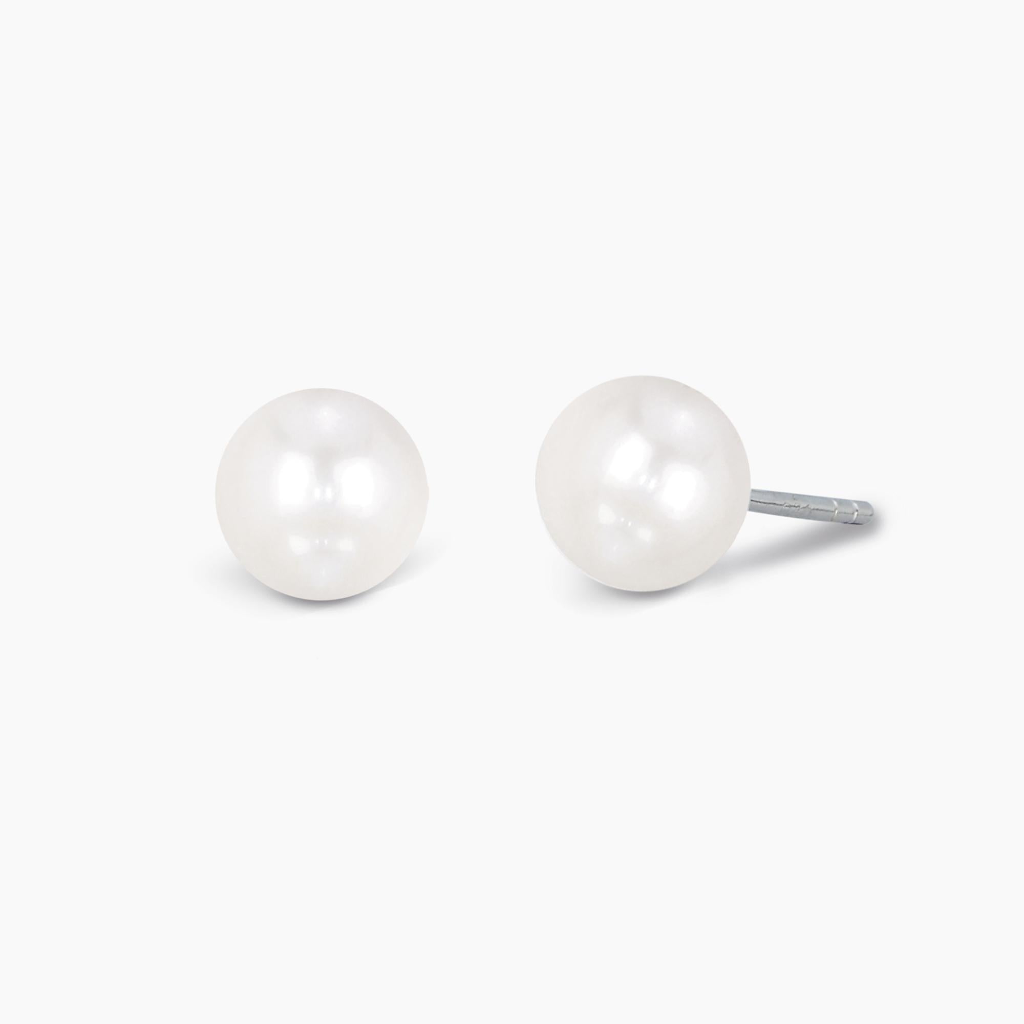 Orecchini Mabina Ever Argento con perla 563014 | ARVIMO Gioielli