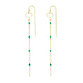 Orecchini Maman et Sophie Ago Argento 925 Smalto Verde ORMESU81MS | ARVIMO Gioielli