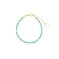 Bracciale Maman et Sophie Argento 925 Amazzonite e Rubellite BRISF4AZ | ARVIMO Gioielli