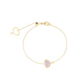 Bracciale Maman et Sophie Cuore Madreperla Lilla Argento 925 BPMESMPL | ARVIMO Gioielli