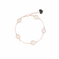 Bracciale Maman et Sophie Perle ovali argento 925 oro rosa BRLABOV | ARVIMO Gioielli