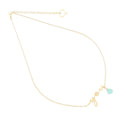 Girocollo Maman et Sophie You Argento 925 Amazzonite GCYOUYOU | ARVIMO Gioielli