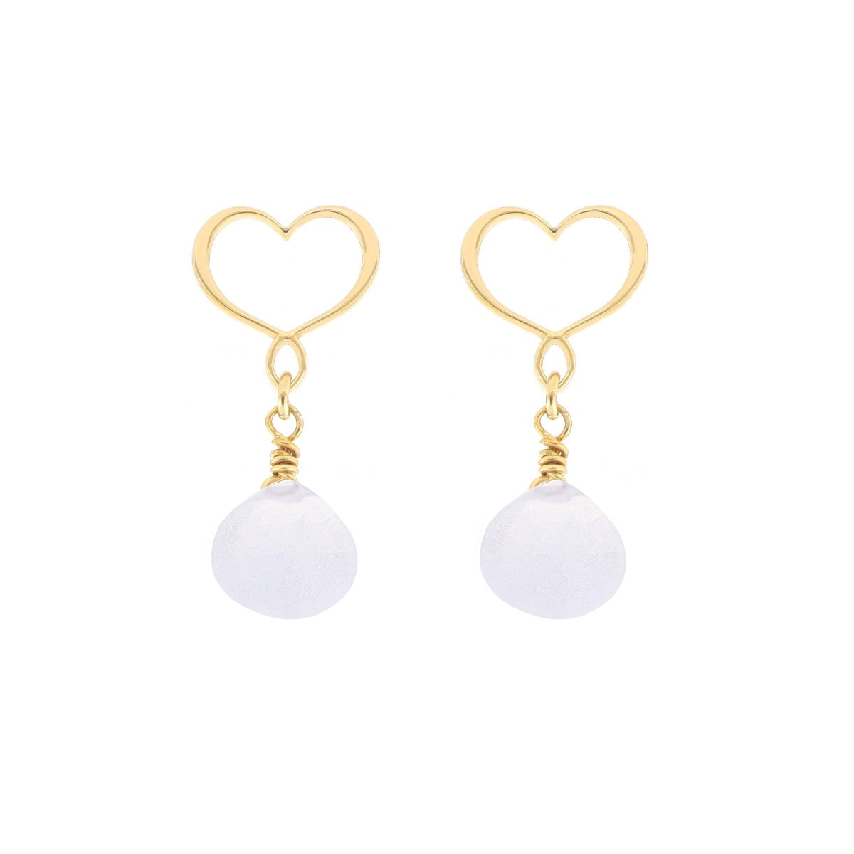 Orecchini Maman et Sophie Gocce Argento 925 Calcedonio ORGCC41CA | ARVIMO Gioielli