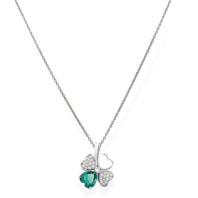 Girocollo Argento Quadricuore Amen