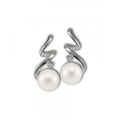 Orecchini Gemoro Oro18kt Gr. 1,80 Perla Diamanti Ct. 0,02