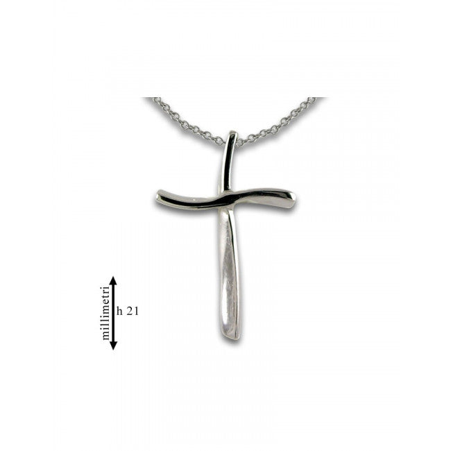 Girocollo Gemoro Oro 18kt Gr. 2,60 Croce
