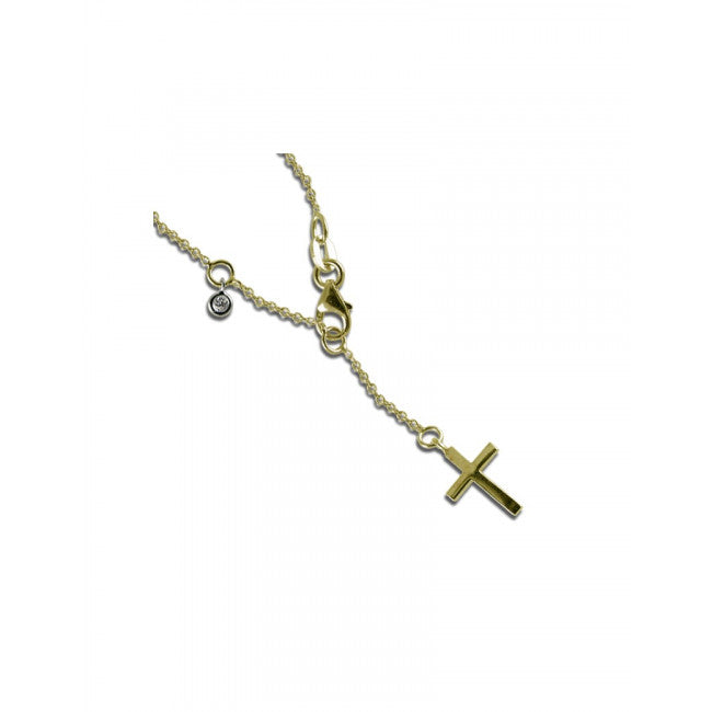 Girocollo Gemoro Oro 18kt Gr. 2,10 Diamante Ct. 0,02