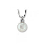 Girocollo Gemoro Oro 18kt Gr. 1,40 Perla Coltivata Diamante Ct. 0,02