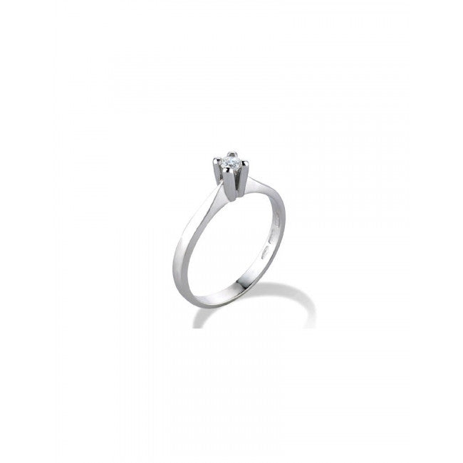 Anello Gemoro Oro 18kt Gr. 2,30 Diamante Gr. 0,16