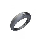 Fede Gemoro Oro 18kt Gr.2,45 Diamante Ct. 0,08
