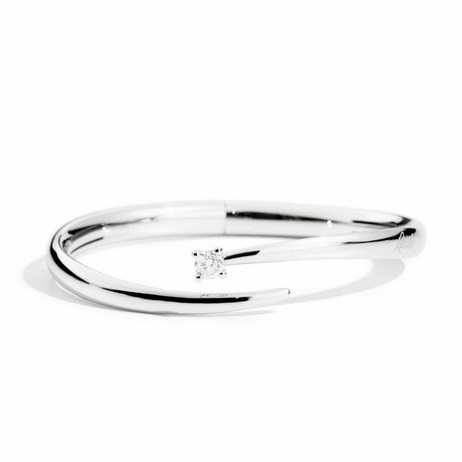Bracciale Recarlo Eternity in Oro Bianco e Diamante