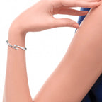 Bracciale Recarlo Eternity in Oro Bianco e Diamante