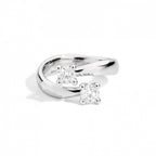 Anello Bilogy Recarlo in Oro Bianco Eternity