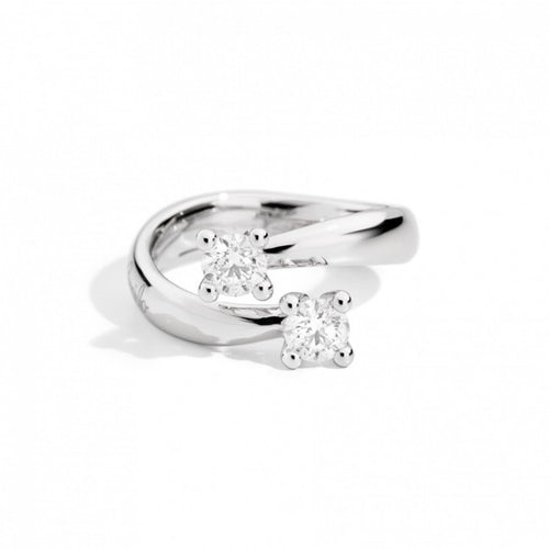 Anello Bilogy Recarlo in Oro Bianco Eternity