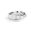 Anello Trilogy Recarlo in Oro Bianco Eternity