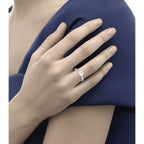 Anello Solitario Recarlo in Oro Bianco Anniversary