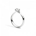 Anello Recarlo Solitario in Oro Bianco Anniversary Love