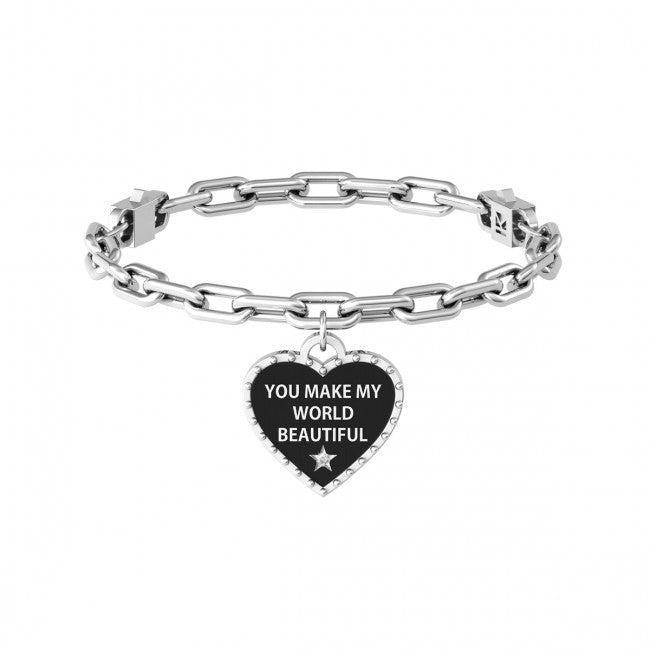 Bracciale Kidult Love You Make My World Beautiful