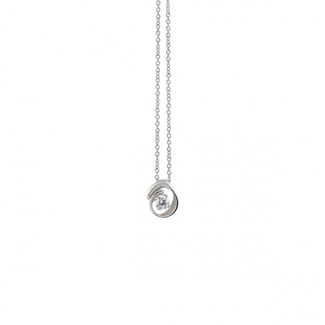 Pendente Punto Luce Assolo Annamaria Cammilli Collezione Dune Oro Bianco Ice