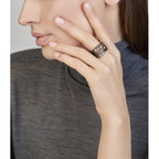 Anello Annamaria Cammilli Collezione Dune Nero Lava