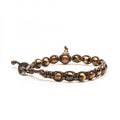 Bracciale Tamashii Occhio di Tigre Marrone