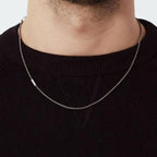 Catena Add Uomo Titanio e Argento