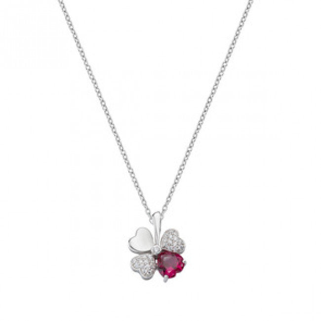 Girocollo Argento Quadricuore Amen