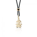 Ciondolo le Bebe' Cucciolo Bimba Oro Giallo 18kt
