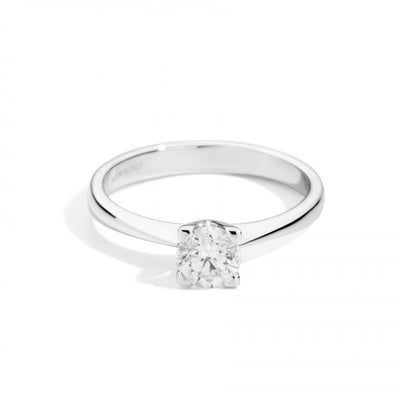 Anello Solitario Recarlo in Oro Bianco Maria Teresa