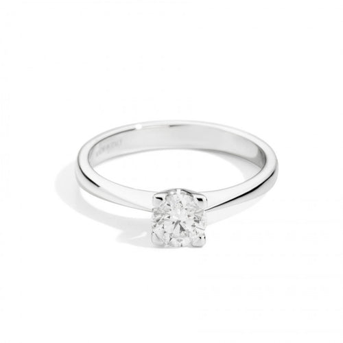 Anello Solitario Recarlo in Oro Bianco Maria Teresa