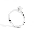 Anello Solitario Recarlo in Oro Bianco Maria Teresa