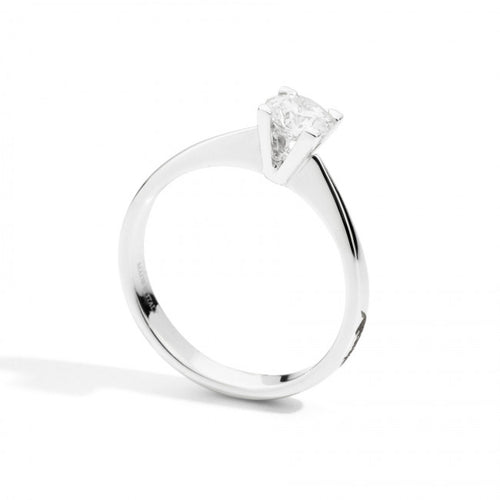 Anello Solitario Recarlo in Oro Bianco Maria Teresa