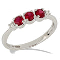 Anello Gemoro Oro 18kt. con Rubini