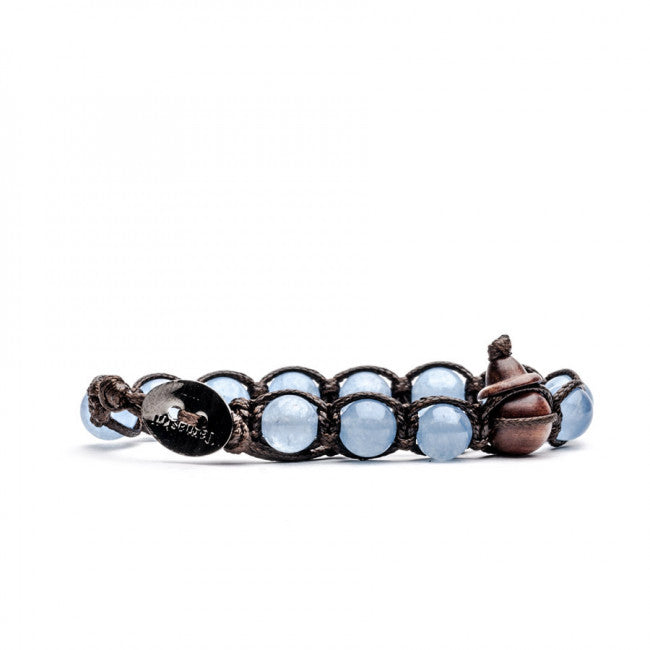 Bracciale Tamashii Agata Azzurro Oceano