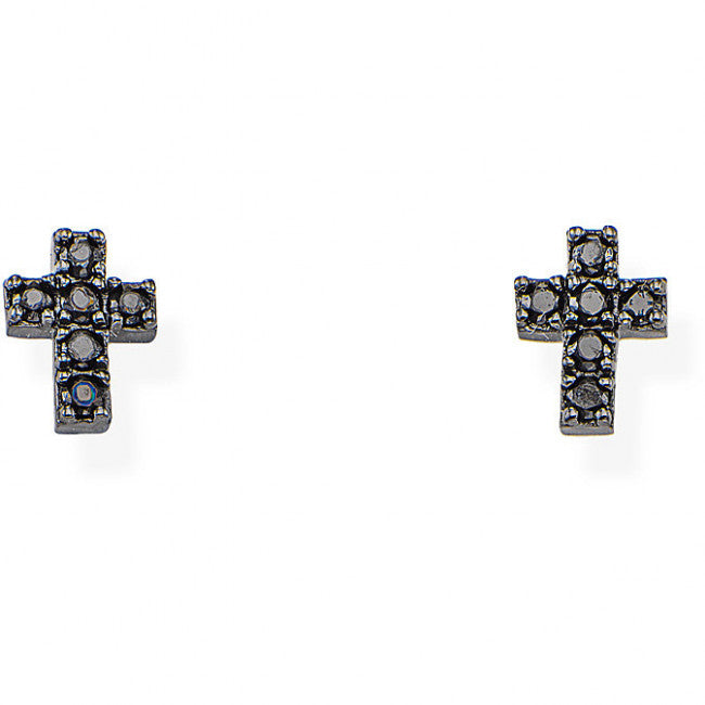 Orecchini Argento Croci Amen